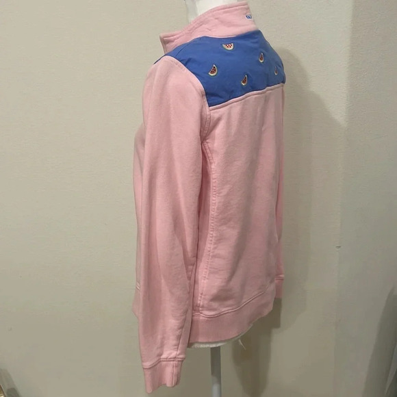 Vineyard vines light pink watermelon quarter zip - Picture 7 of 15
